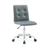 Modway Prim Armless Mid Back Office Chair In Gray