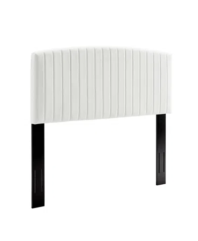 Modway Rebecca Performance Velvet Headboard In White