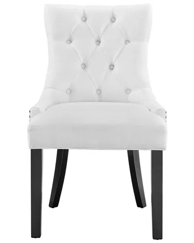 Modway Regent Tufted Fabric Dining Chair In White