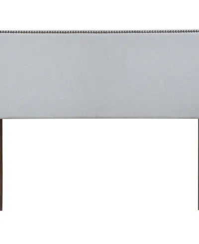 Modway Region King Nailhead Upholstered Headboard In Gray
