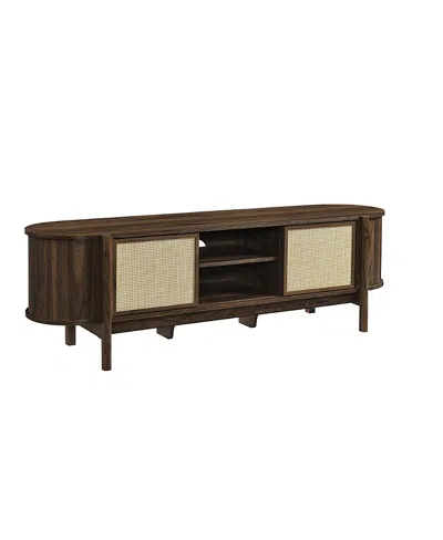 Modway Reid 61" Tv Stand In Brown