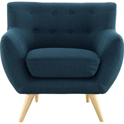 Modway Remark Azure Fabric Tufted Armchair