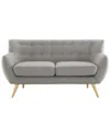 Modway Remark Grey Upholstered Loveseat