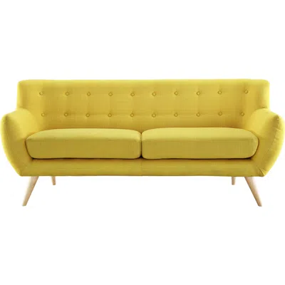 Modway Remark Sunny 74" Wide Fabric Tufted Sofa