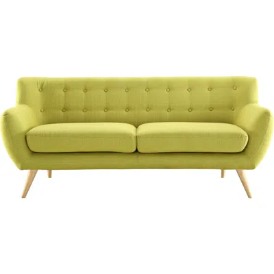 Modway Remark Wheatgrass Fabric 74" Wide Tufted Sofa