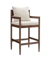Modway Remington Wood Bar Stool In Brown