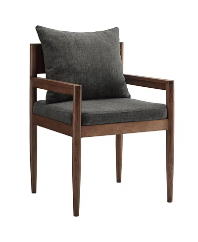 Modway Remington Wood Dining Armchair In Gray