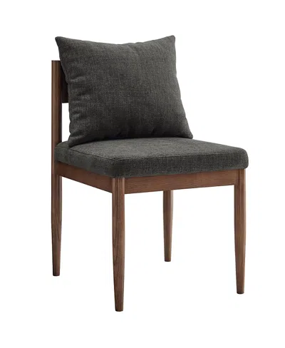 Modway Remington Wood Dining Side Chair In Gray