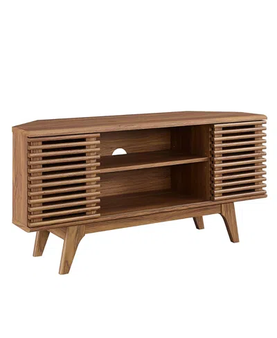 Modway Render 46 Corner Tv Stand In Brown