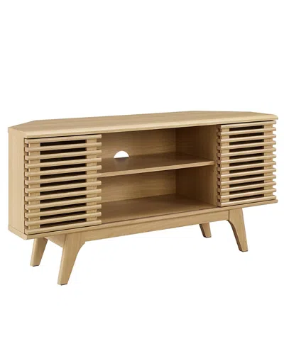 Modway Render 46 Corner Tv Stand In Brown