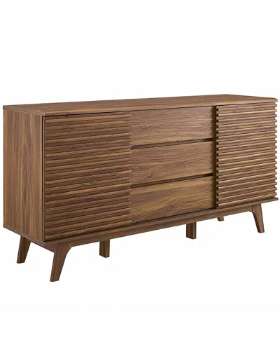 Modway Render 63 Sideboard Buffet Table Or Tv Stand In Brown