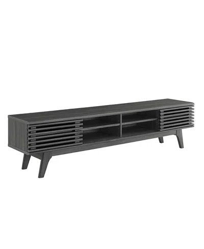 Modway Render 70 Entertainment Center Tv Stand In Gray