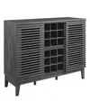 Modway Render Bar Cabinet In Gray