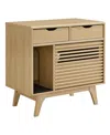 Modway Render Cat Cabinet In Brown