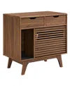 Modway Render Cat Cabinet In Brown