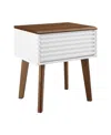 Modway Render End Table In Brown