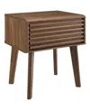Modway Render End Table In Brown