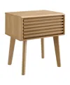 Modway Render End Table In Brown