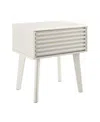 Modway Render End Table In White