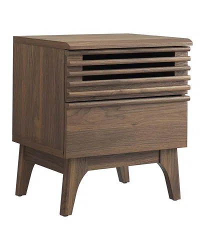 Modway Render Nightstand In Brown