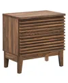 Modway Render Two-drawer Nightstand In Brown