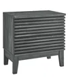 Modway Render Two-drawer Nightstand In Gray