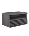 Modway Render Wall-mount Nightstand In Gray