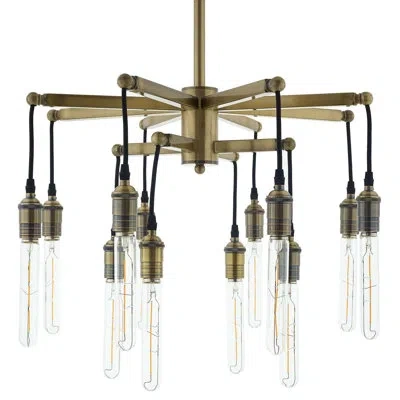 Modway Resolve Antique Brass Ceiling Light Pendant Chandelier