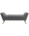 Modway Response Medium Upholstered Fabric Bench