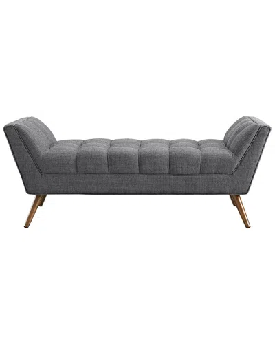 Modway Response Medium Upholstered Fabric Bench