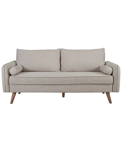 Modway Revive Upholstered Fabric Sofa In Beige