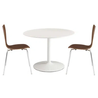 Modway Revolve 3 Piece Dining Set In Multi