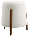 Modway Riven Upholstered Boucle Fabric Ottoman