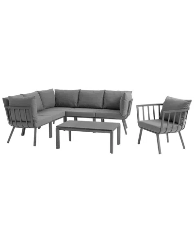 Modway Riverside 7-piece Outdoor Patio Set In Multi