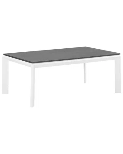 Modway Riverside Aluminum Outdoor Patio Coffee Table In White