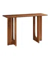 Modway Rivian 46 Console Table In Brown