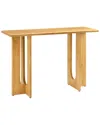 Modway Rivian 46 Console Table In Brown