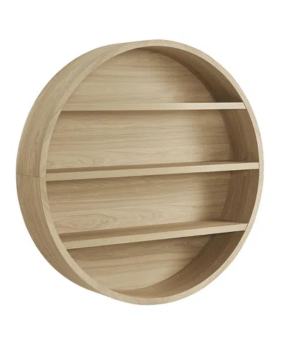 Modway Romy 47 Round Wall Book Shelf In Multi