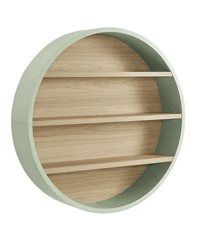 Modway Romy 47 Round Wall Book Shelf In Multi