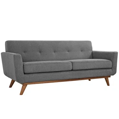 Modway Saginaw 2 Piece Living Room Set In Gray