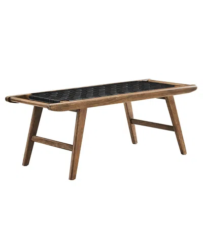 Modway Saoirse 47 Wood Bench In Black