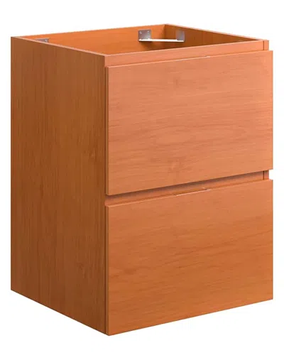 Modway Scenic 18in Wall-mount Bathroom Vanity Cabinet In Brown