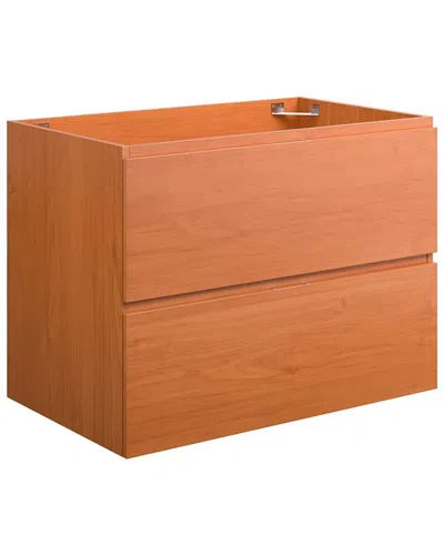 Modway Scenic 30in Wall-mount Bathroom Vanity Cabinet In Brown