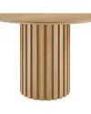 Modway Senja 47in Round Dining Table In Brown