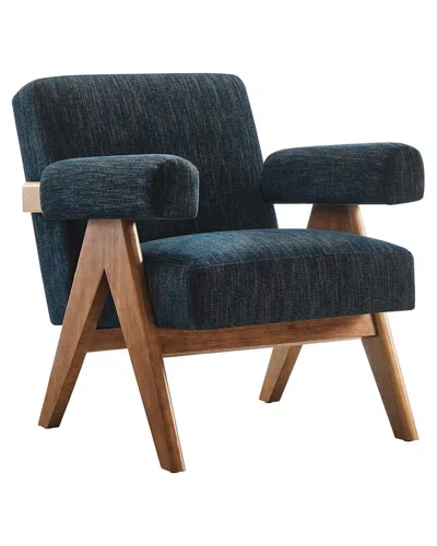 Modway Set Of 2 Lyra Fabric Armchair In Blue
