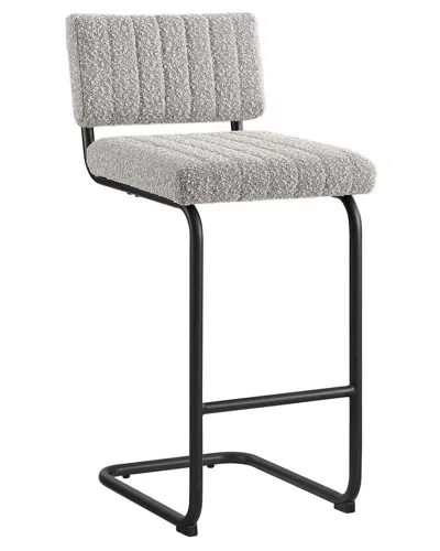 Modway Set Of 2 Parity Boucle Counter Stools In Multi