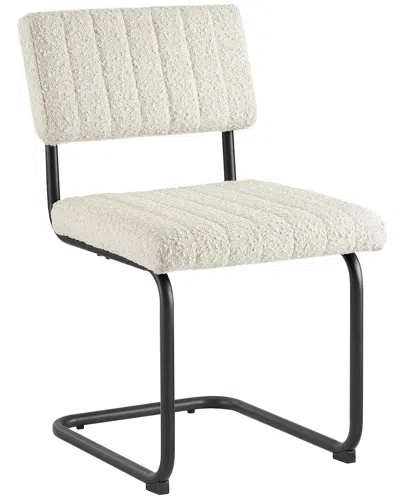Modway Set Of 2 Parity Boucle Dining Side Chairs In Black