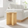 Modway Silas Solid Wood End Table In Natural Wood