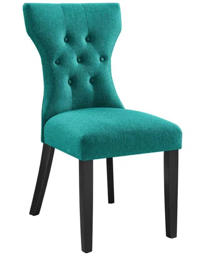 Modway Silhouette Dining Side Chair In Blue
