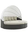 Modway Sojourn Outdoor Patio Sunbrella Daybed In Beige
